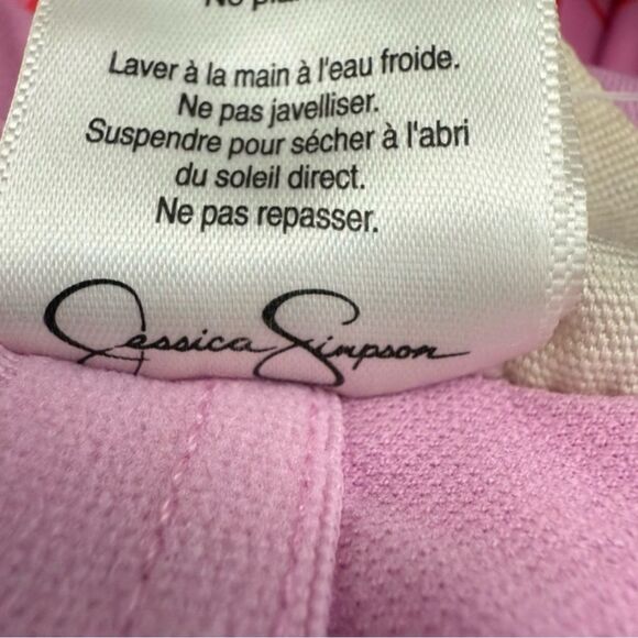 Jessica Simpson Pink Geometric One-Piece Swimsuit Women’s Size Small - Picture 10 of 10